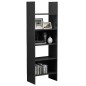 vidaXL Bücherregal Hochglanz-Grau 60x35x180 cm Holzwerkstoff vidaXL Bücherregal Hochglanz-Grau 60x35x180 cm Holzwerkstoff