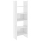 vidaXL Bücherregal Hochglanz-Weiß 60x35x180 cm Holzwerkstoff vidaXL Bücherregal Hochglanz-Weiß 60x35x180 cm Holzwerkstoff