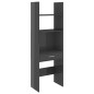 vidaXL Bücherregal Hochglanz-Grau 60x35x180 cm Holzwerkstoff vidaXL Bücherregal Hochglanz-Grau 60x35x180 cm Holzwerkstoff