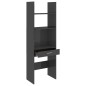 vidaXL Bücherregal Hochglanz-Grau 60x35x180 cm Holzwerkstoff vidaXL Bücherregal Hochglanz-Grau 60x35x180 cm Holzwerkstoff