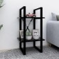 vidaXL Bücherregal 2 Fächer Schwarz 40x30x70 cm Holzwerkstoff vidaXL Bücherregal 2 Fächer Schwarz 40x30x70 cm Holzwerkstoff