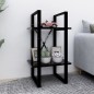 vidaXL Bücherregal 2 Fächer Schwarz 40x30x70 cm Holzwerkstoff vidaXL Bücherregal 2 Fächer Schwarz 40x30x70 cm Holzwerkstoff