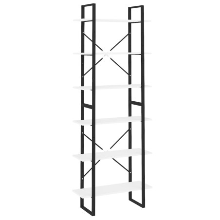 vidaXL Hochschrank Weiß 80x30x210 cm Holzwerkstoff
