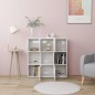 vidaXL Bücherregal Hochglanz-Weiß 90x30x90 cm Holzwerkstoff vidaXL Bücherregal Hochglanz-Weiß 90x30x90 cm Holzwerkstoff