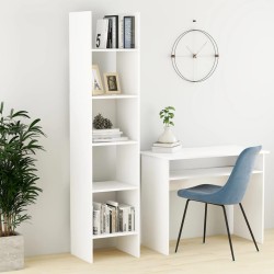 vidaXL Bücherregal Weiß 40x35x180 cm Holzwerkstoff