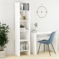 vidaXL Bücherregal Weiß 40x35x180 cm Holzwerkstoff vidaXL Bücherregal Weiß 40x35x180 cm Holzwerkstoff