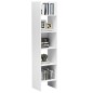 vidaXL Bücherregal Weiß 40x35x180 cm Holzwerkstoff vidaXL Bücherregal Weiß 40x35x180 cm Holzwerkstoff