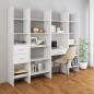 vidaXL Bücherregal Weiß 40x35x180 cm Holzwerkstoff vidaXL Bücherregal Weiß 40x35x180 cm Holzwerkstoff