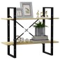 vidaXL Bücherregal 2 Fächer Sonoma-Eiche 80x30x70 cm Holzwerkstoff vidaXL Bücherregal 2 Fächer Sonoma-Eiche 80x30x70 cm Holzwerkstoff