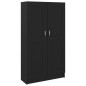 vidaXL Bücherregal Schwarz 82,5x30,5x150 cm Holzwerkstoff vidaXL Bücherregal Schwarz 82,5x30,5x150 cm Holzwerkstoff