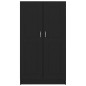 vidaXL Bücherregal Schwarz 82,5x30,5x150 cm Holzwerkstoff vidaXL Bücherregal Schwarz 82,5x30,5x150 cm Holzwerkstoff