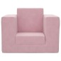 Schlafsofa für Kinder Rosa Weicher Plüsch Schlafsofa für Kinder Rosa Weicher Plüsch