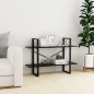 vidaXL Bücherregal 2 Fächer Schwarz 100x30x70 cm Holzwerkstoff vidaXL Bücherregal 2 Fächer Schwarz 100x30x70 cm Holzwerkstoff