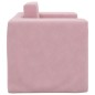 Schlafsofa für Kinder Rosa Weicher Plüsch Schlafsofa für Kinder Rosa Weicher Plüsch
