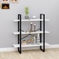 vidaXL Bücherregal Weiß 100x30x105 cm Holzwerkstoff vidaXL Bücherregal Weiß 100x30x105 cm Holzwerkstoff