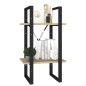 vidaXL Bücherregal 2 Fächer Sonoma-Eiche 40x30x70 cm Holzwerkstoff vidaXL Bücherregal 2 Fächer Sonoma-Eiche 40x30x70 cm Holzwerkstoff