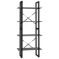 vidaXL Bücherregal 4 Fächer Grau 60x30x140 cm Holzwerkstoff vidaXL Bücherregal 4 Fächer Grau 60x30x140 cm Holzwerkstoff