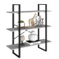 vidaXL Bücherregal Betongrau 100x30x105 cm Holzwerkstoff vidaXL Bücherregal Betongrau 100x30x105 cm Holzwerkstoff