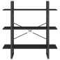 vidaXL Bücherregal Schwarz 100x30x105 cm Holzwerkstoff vidaXL Bücherregal Schwarz 100x30x105 cm Holzwerkstoff