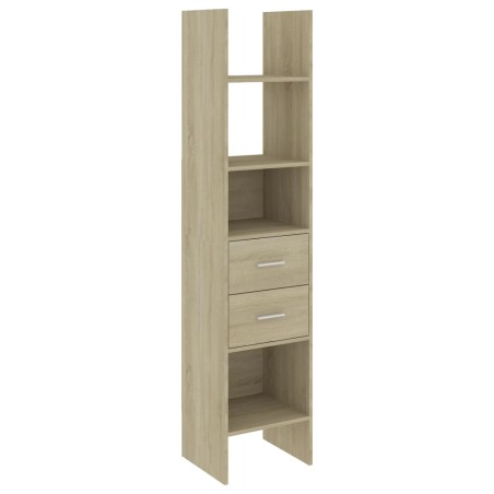 vidaXL Bücherregal Sonoma-Eiche 40x35x180 cm Holzwerkstoff