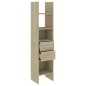 vidaXL Bücherregal Sonoma-Eiche 40x35x180 cm Holzwerkstoff vidaXL Bücherregal Sonoma-Eiche 40x35x180 cm Holzwerkstoff