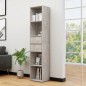vidaXL Bücherregal Betongrau 36x30x171 cm Holzwerkstoff vidaXL Bücherregal Betongrau 36x30x171 cm Holzwerkstoff