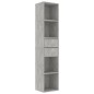 vidaXL Bücherregal Betongrau 36x30x171 cm Holzwerkstoff vidaXL Bücherregal Betongrau 36x30x171 cm Holzwerkstoff
