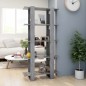 vidaXL Bücherregal/Raumteiler Betongrau 80x30x160 cm Holzwerkstoff vidaXL Bücherregal/Raumteiler Betongrau 80x30x160 cm Holzwerkstoff