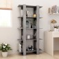 vidaXL Bücherregal/Raumteiler Betongrau 80x30x160 cm Holzwerkstoff vidaXL Bücherregal/Raumteiler Betongrau 80x30x160 cm Holzwerkstoff