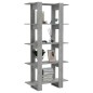 vidaXL Bücherregal/Raumteiler Betongrau 80x30x160 cm Holzwerkstoff vidaXL Bücherregal/Raumteiler Betongrau 80x30x160 cm Holzwerkstoff