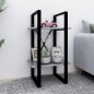 vidaXL Bücherregal 2 Fächer Betongrau 40x30x70 cm Holzwerkstoff vidaXL Bücherregal 2 Fächer Betongrau 40x30x70 cm Holzwerkstoff