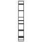 vidaXL Bücherregal 6 Fächer Grau 40x30x210 cm Holzwerkstoff vidaXL Bücherregal 6 Fächer Grau 40x30x210 cm Holzwerkstoff