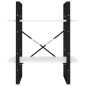 vidaXL Bücherregal 2 Fächer Weiß 60x30x70 cm Holzwerkstoff vidaXL Bücherregal 2 Fächer Weiß 60x30x70 cm Holzwerkstoff