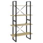 vidaXL Bücherregal 4 Fächer Sonoma-Eiche 80x30x140 cm Holzwerkstoff vidaXL Bücherregal 4 Fächer Sonoma-Eiche 80x30x140 cm Holzwerkstoff