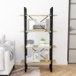 vidaXL Bücherregal 4 Fächer Sonoma-Eiche 80x30x140 cm Holzwerkstoff vidaXL Bücherregal 4 Fächer Sonoma-Eiche 80x30x140 cm Holzwerkstoff