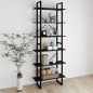 vidaXL Hochschrank Schwarz 80x30x210 cm Massivholz Kiefer vidaXL Hochschrank Schwarz 80x30x210 cm Massivholz Kiefer