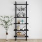vidaXL Hochschrank Schwarz 80x30x210 cm Massivholz Kiefer vidaXL Hochschrank Schwarz 80x30x210 cm Massivholz Kiefer
