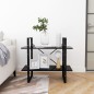 vidaXL Bücherregal 2 Fächer Schwarz 80x30x70 cm Holzwerkstoff vidaXL Bücherregal 2 Fächer Schwarz 80x30x70 cm Holzwerkstoff