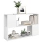 vvidaXL Bücherregal Weiß 100x24x63 cm Holzwerkstoff vvidaXL Bücherregal Weiß 100x24x63 cm Holzwerkstoff