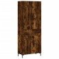 vidaXL Highboard Räuchereiche 69,5x34x180 cm Holzwerkstoff vidaXL Highboard Räuchereiche 69,5x34x180 cm Holzwerkstoff