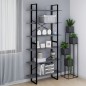 vidaXL Hochschrank Grau 100x30x210 cm Massivholz Kiefer vidaXL Hochschrank Grau 100x30x210 cm Massivholz Kiefer