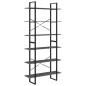 vidaXL Hochschrank Grau 100x30x210 cm Massivholz Kiefer vidaXL Hochschrank Grau 100x30x210 cm Massivholz Kiefer