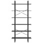 vidaXL Hochschrank Grau 100x30x210 cm Massivholz Kiefer vidaXL Hochschrank Grau 100x30x210 cm Massivholz Kiefer