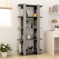 vidaXL Bücherregal/Raumteiler Grau Sonoma 80x30x160 cm Holzwerkstoff vidaXL Bücherregal/Raumteiler Grau Sonoma 80x30x160 cm Holzwerkstoff