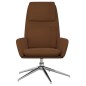 Relaxsessel Braun Wildleder-Optik Relaxsessel Braun Wildleder-Optik