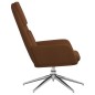 Relaxsessel Braun Wildleder-Optik Relaxsessel Braun Wildleder-Optik