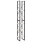 vidaXL Hochschrank Weiß 40x30x210 cm Massivholz Kiefer vidaXL Hochschrank Weiß 40x30x210 cm Massivholz Kiefer