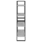 vidaXL Bücherregal 4 Fächer Betongrau 80x30x140 cm Holzwerkstoff vidaXL Bücherregal 4 Fächer Betongrau 80x30x140 cm Holzwerkstoff