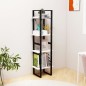 vidaXL Bücherregal 4 Fächer Weiß 40x30x140 cm Kiefer Massivholz vidaXL Bücherregal 4 Fächer Weiß 40x30x140 cm Kiefer Massivholz