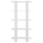 vidaXL Bücherregal/Raumteiler Hochglanz-Weiß 80x30x160 cm vidaXL Bücherregal/Raumteiler Hochglanz-Weiß 80x30x160 cm